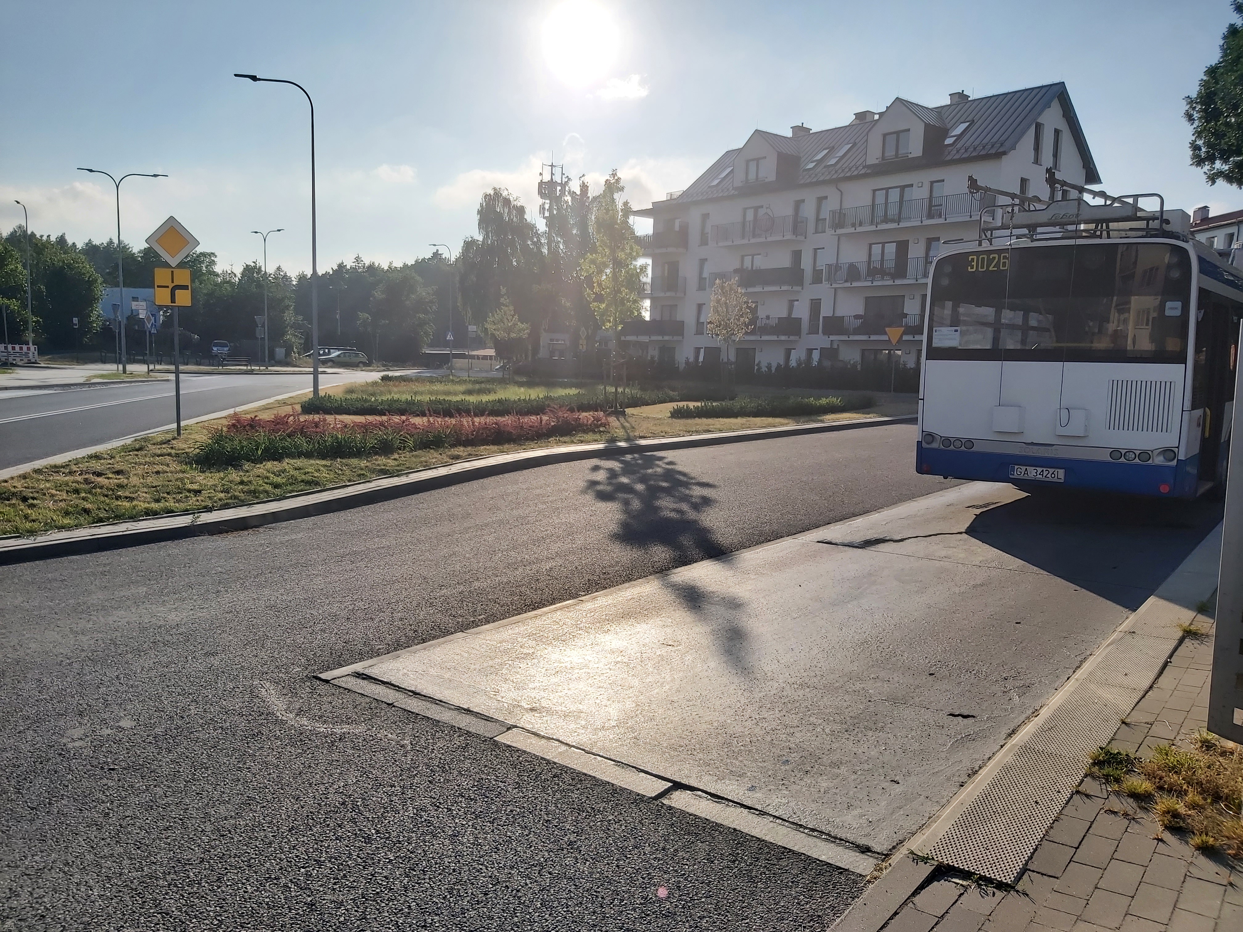 Budowa pętli trolejbusowej na osiedlu Fikakowo w Gdyni